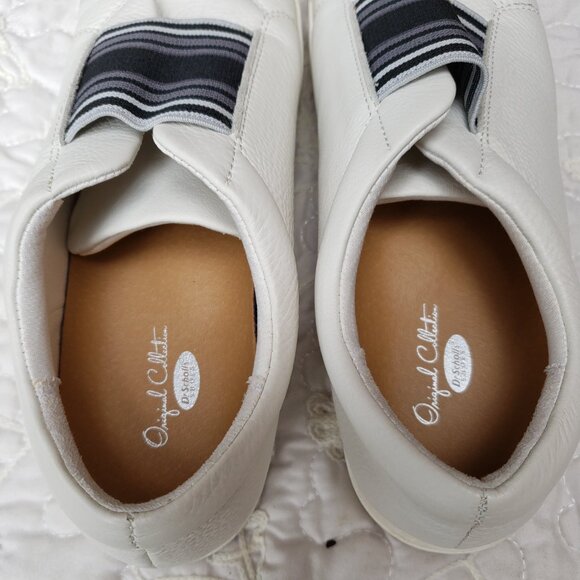 EUC DR. SCHOLLS ORIGINAL collection pure white leather platform (9) casual KICKS - Picture 8 of 9